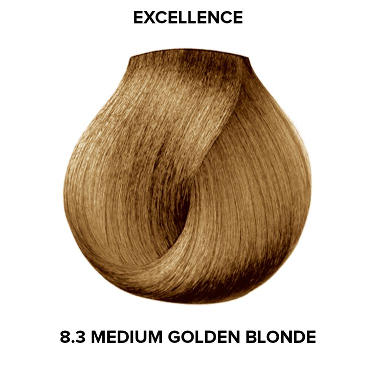 8.3 Medium Golden Blonde Permanent Creme Hair Color