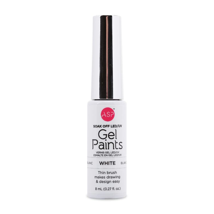 Gel Paints Nail Polish White