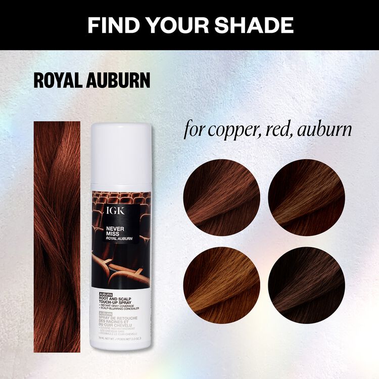 Royal Auburn Never Miss Root Touch Up Spray