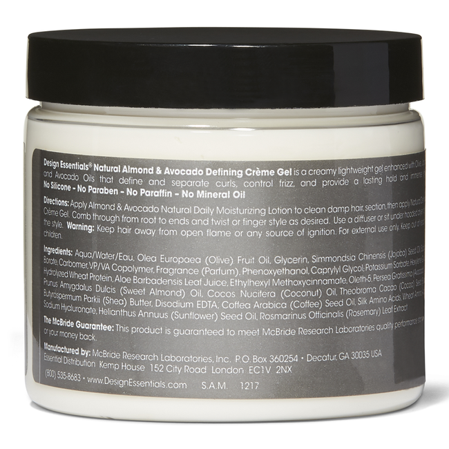 Design Essentials Natural Defining Creme Gel Styling Products Textured Hair Sally Beauty