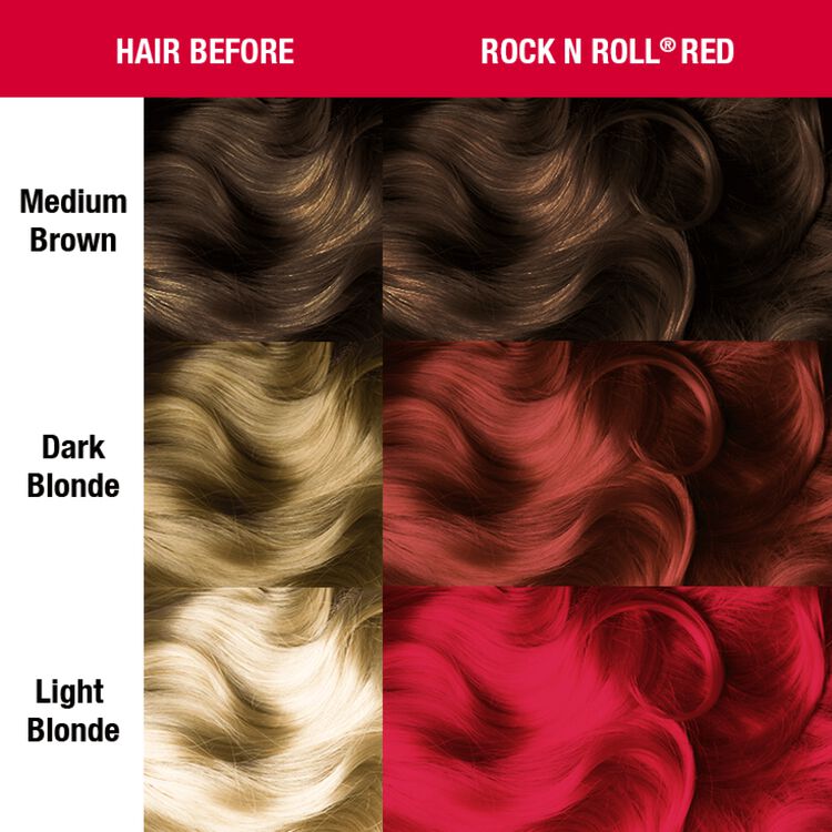 Rock 'N Roll Red Semi Permanent Cream Hair Color