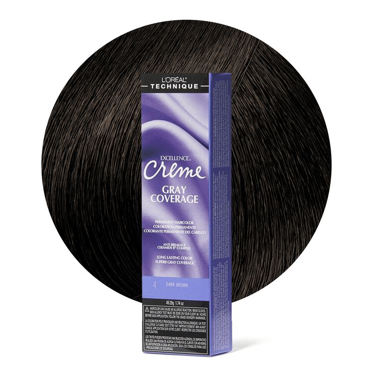 4 Dark Brown Permanent Creme Hair Color