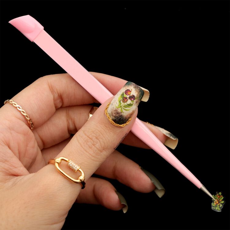 Pink Nail Art Tweezers