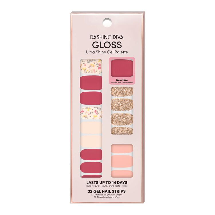 Dashing Diva First Bloom Ultra Shine Gel Strips Press On Nail Kits Sally Beauty