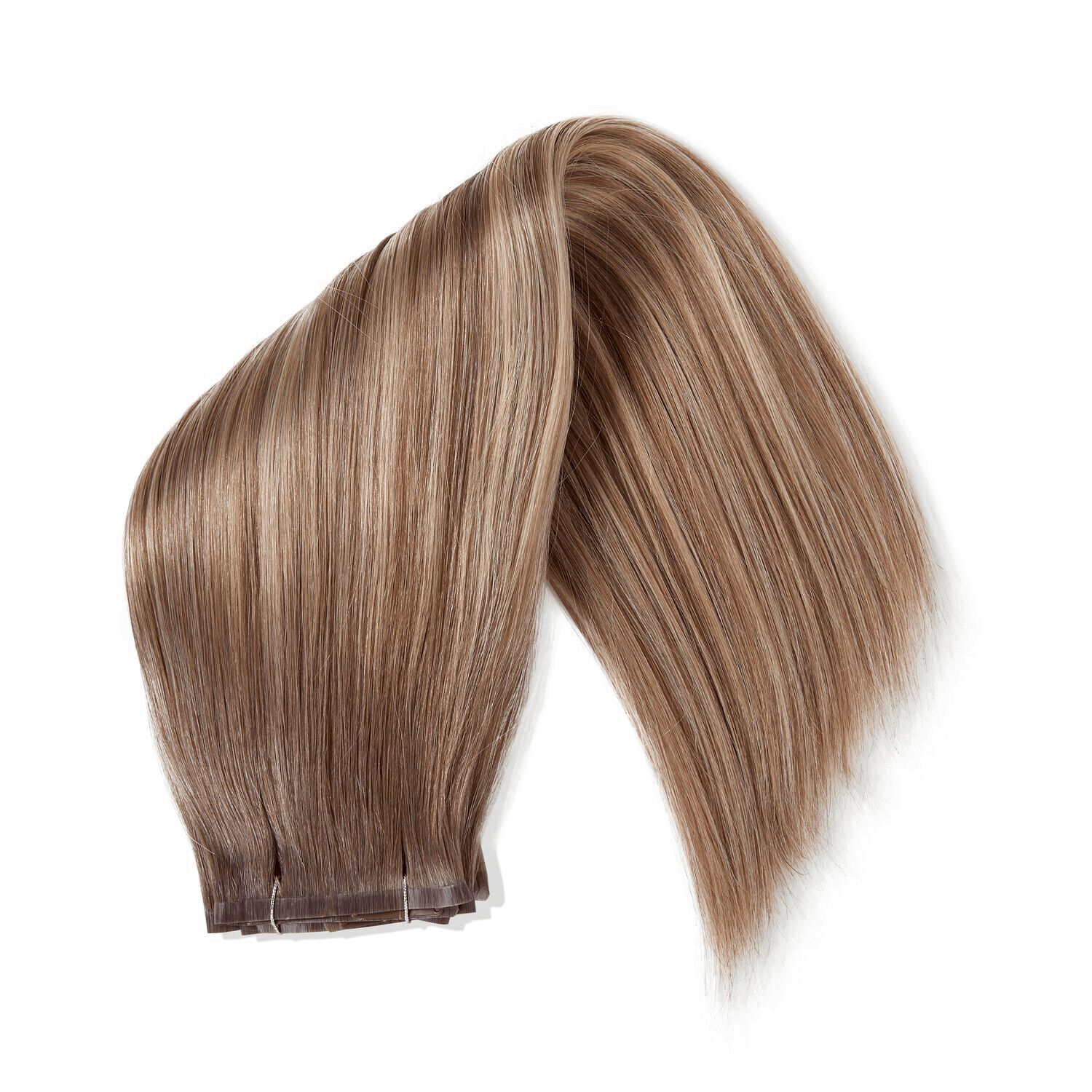 Satin Strands Blonde Ombre 18 Inch Seamless Clipin Hair Extensions