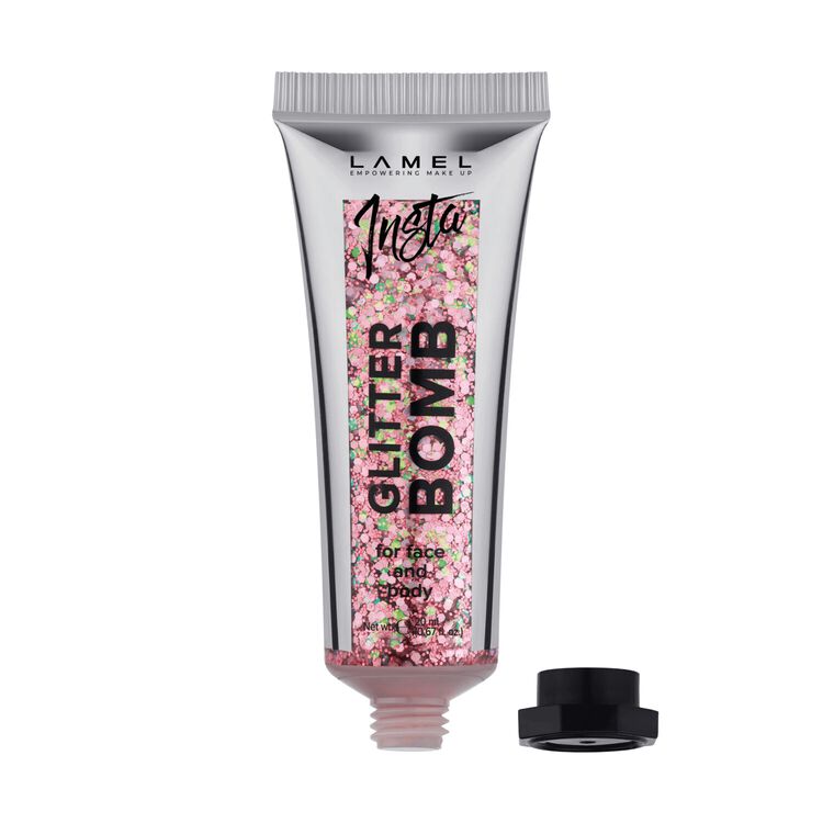 INSTA Glitter Bomb For Face and Body Pink