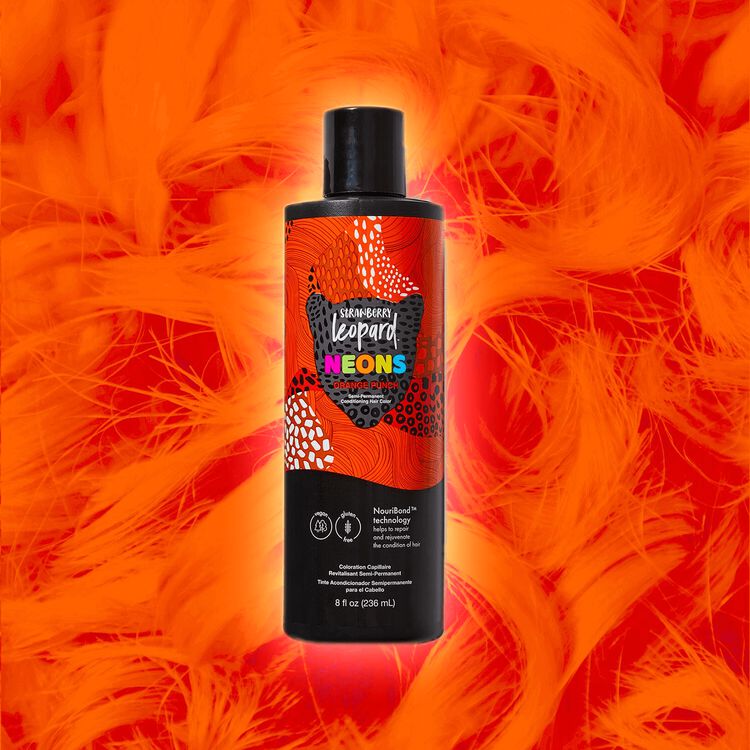 Orange Punch Neon Semi Permanent Conditioning Hair Color