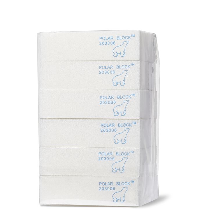 Soft White/Polar Block Four Sided Buffer