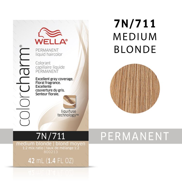 Medium Blonde Color Charm Liquid Permanent Hair Color