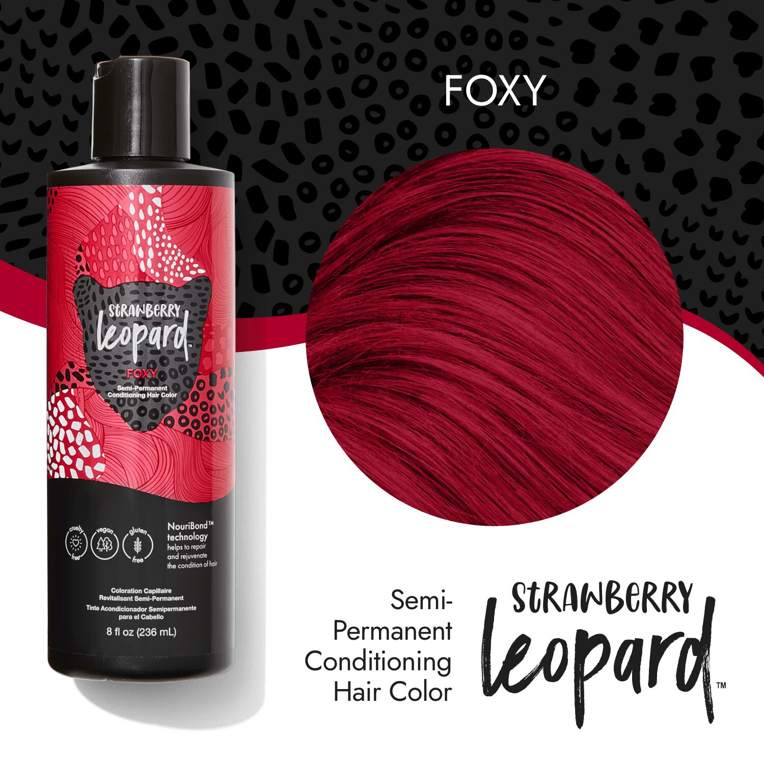 Strawberry Leopard Foxy Hair Color