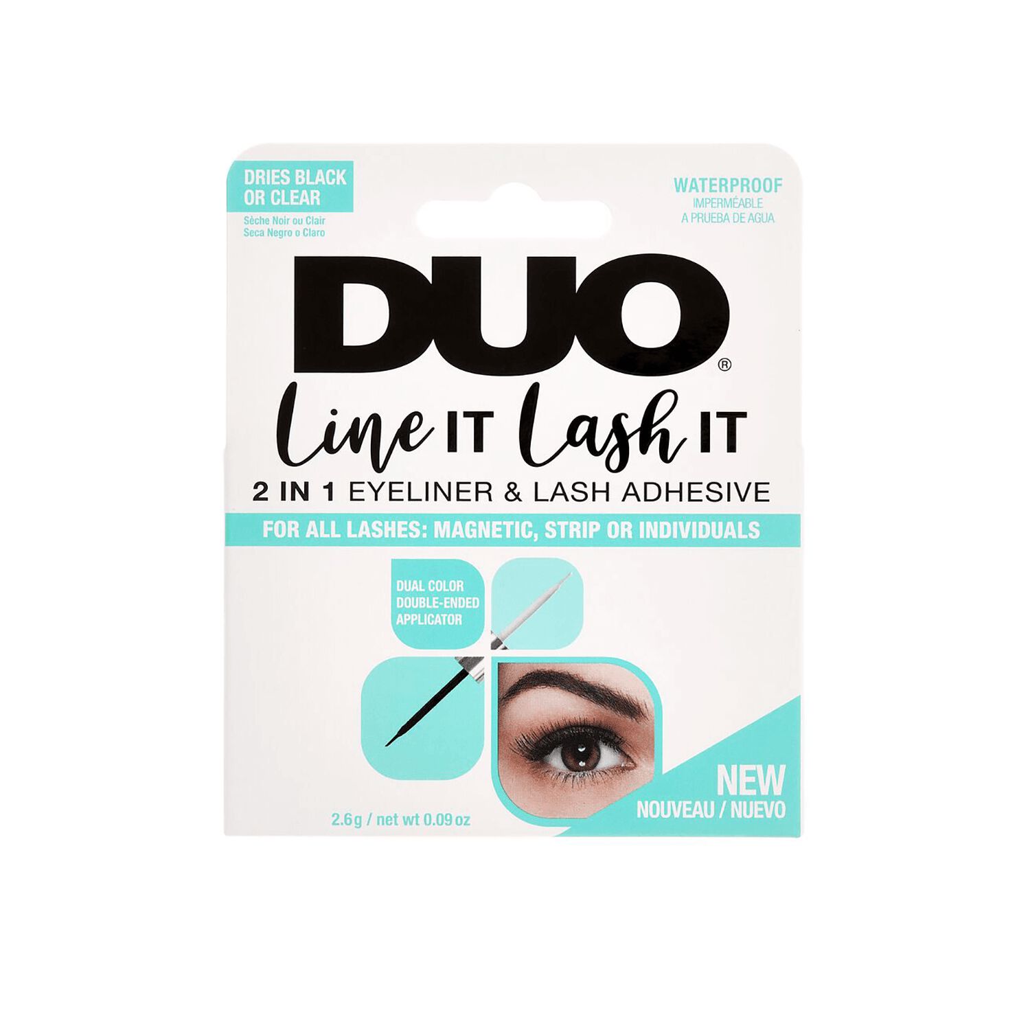 Ardell DUO Dual Line It Lash It Black & Clear Eyelash Adhesive Eyeliner Sally Beauty