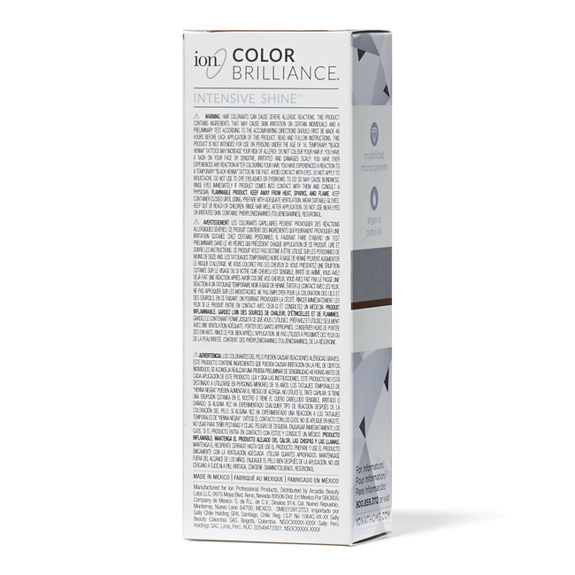 Ion 4A Medium Ash Brown Permanent Liquid Hair Color by Color Brilliance