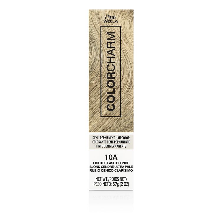 10A Lightest Ash Blonde Demi Permanent Cream Hair Color
