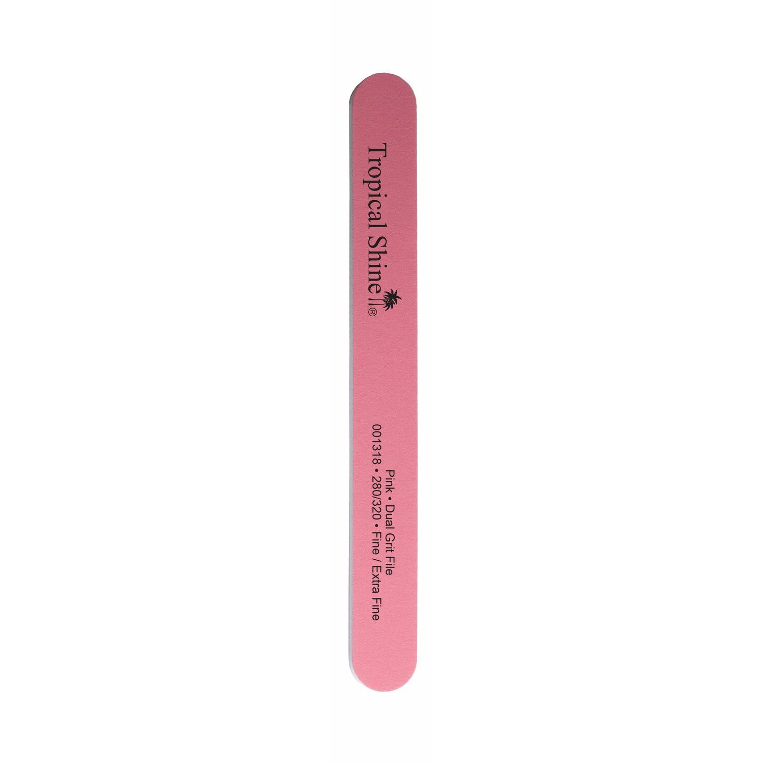 TROPIC Dual Grit File Pink Fine/Extra Fine Nail Files & Buffers