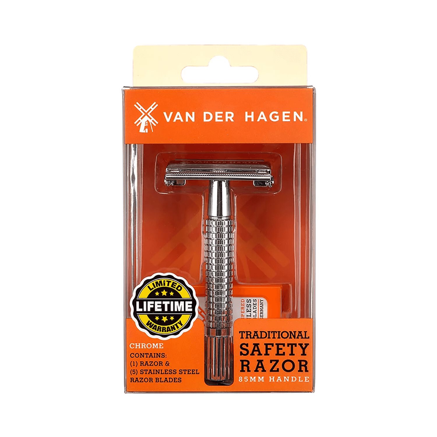 Van Der Hagen 85mm Safety Razor Shaving Supplies & Razors Sally Beauty