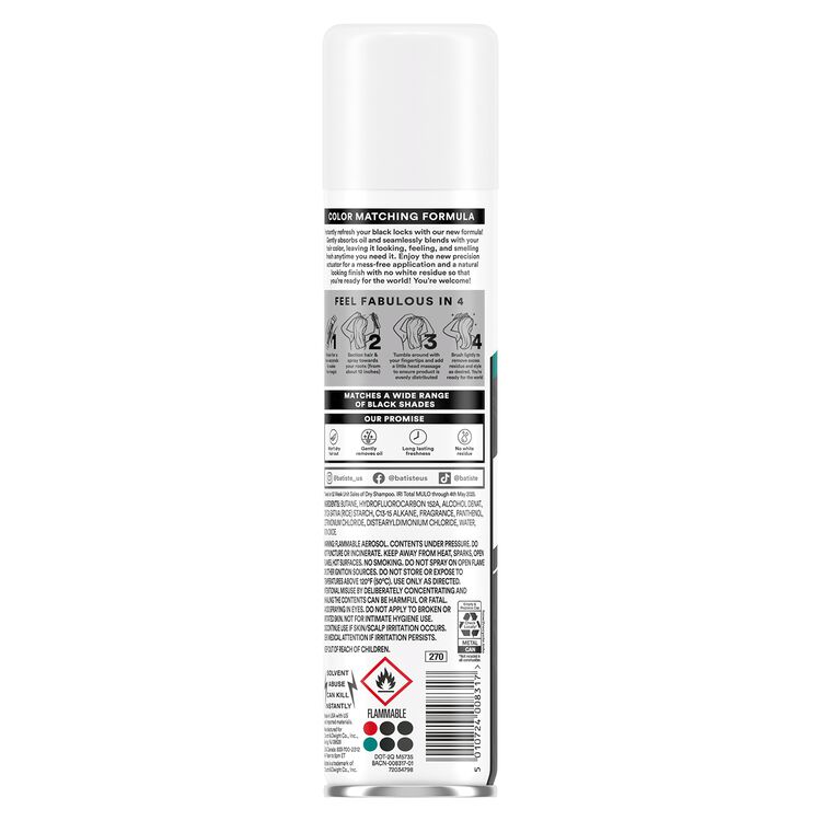 Color Dry Shampoo Black