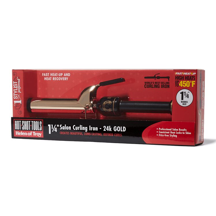 Hot Shot Tools Gold Series Curling Iron 1 1 4 Inch