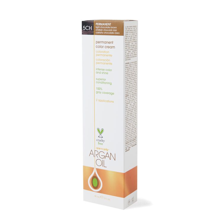 One N Only Argan Oil Permanent Color Cream 5ch Light Chocolate Brown Permanent Hair Color Sally Beauty