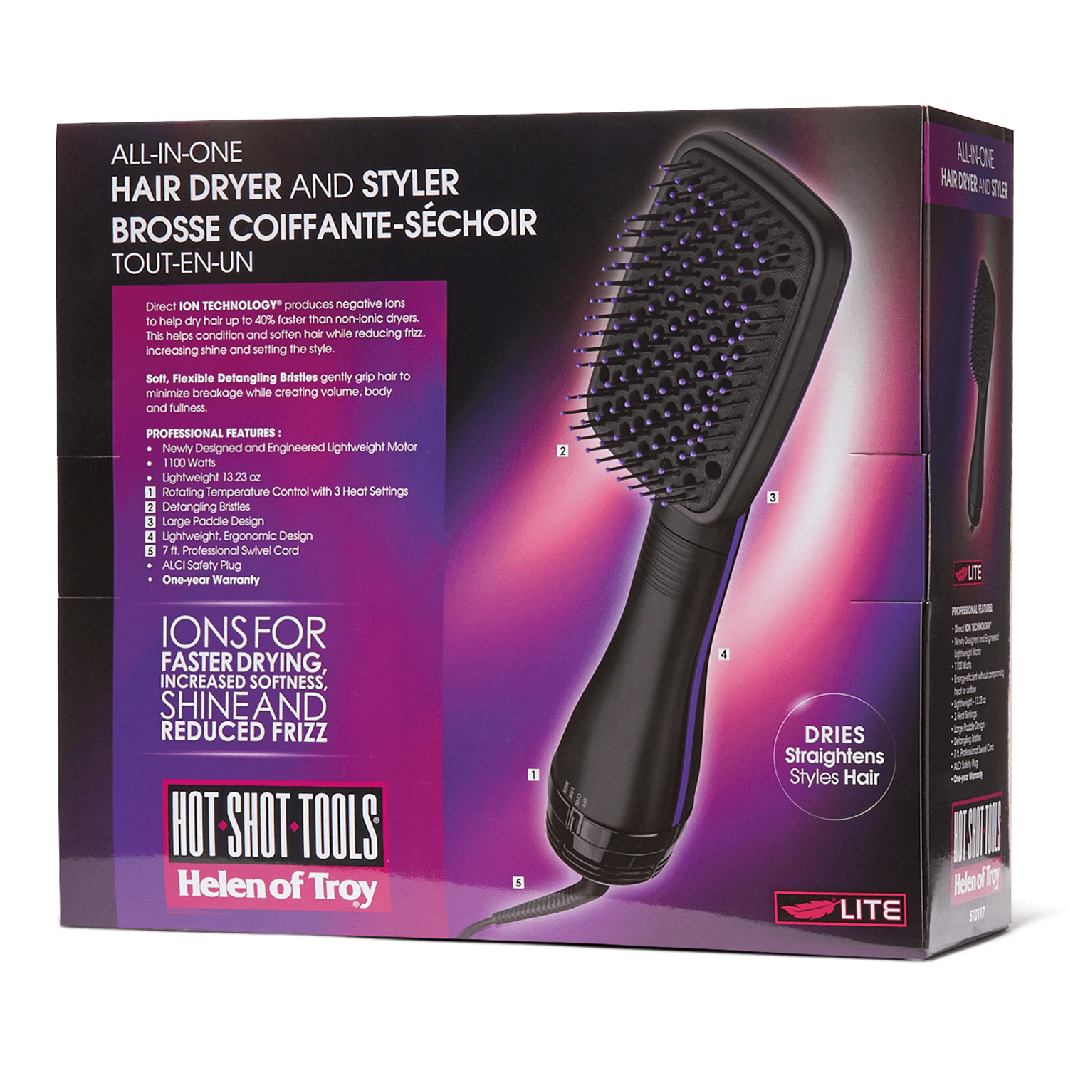 all in one hair dryer brush