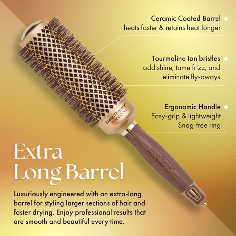 NanoThermic Ceramic + Ion Thermal Speed XL Brush 1 3/4 Inch