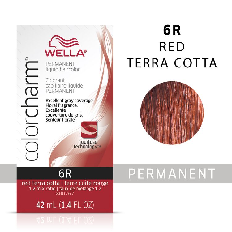 Red Terra Cotta colorcharm Liquid Permanent Hair Color