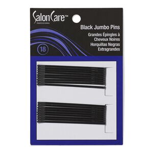 Black Professional Jumbo Hair Pins