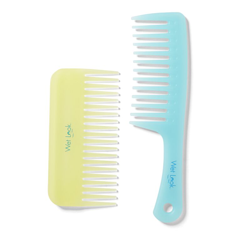 Wet Look Shower and Wide Tooth Comb Set