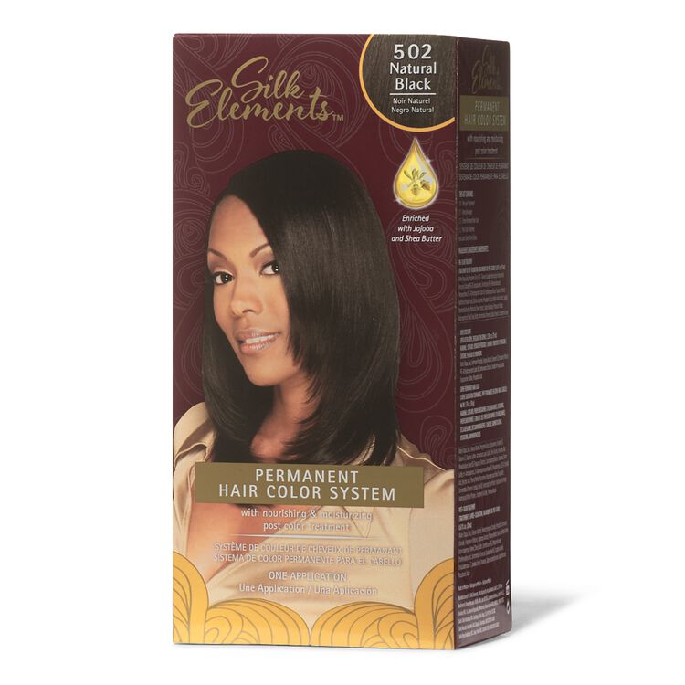 Silk Elements Natural Black Permanent Hair Color By Megasilk