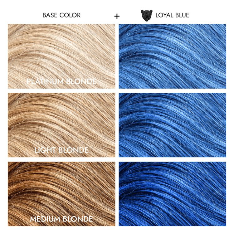 Loyal Blue Semi Permanent Conditioning Hair Color