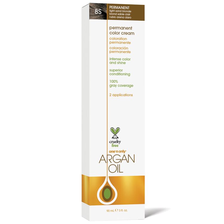 Argan Oil Permanent Color Cream 8S Light Sand Blonde