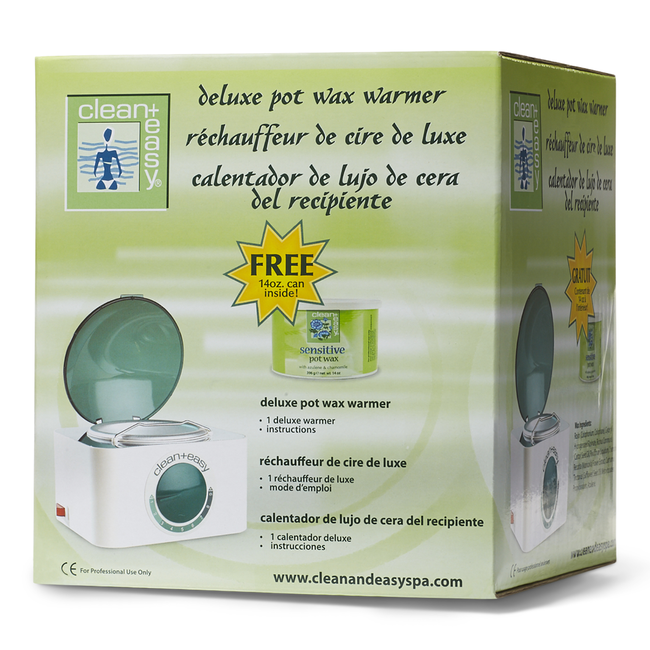 Clean Easy Deluxe Pot Wax Warmer With Free Wax