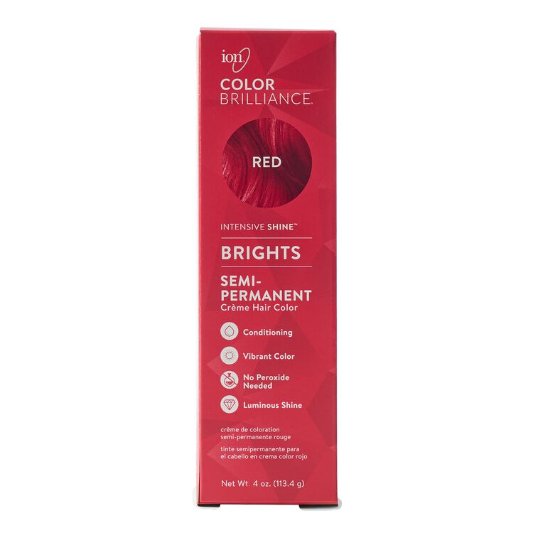Semi-Permanent Brights Hair Color Red