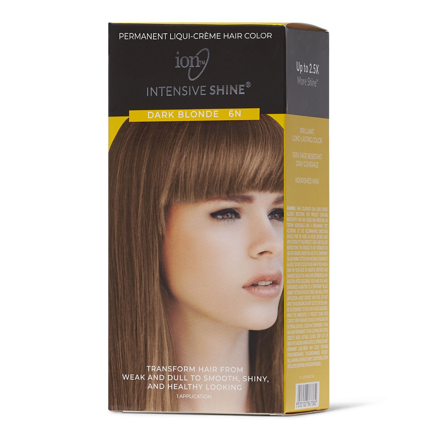 ion Intensive Shine Hair Color Kit Dark Blonde 6N Hair Color Kit