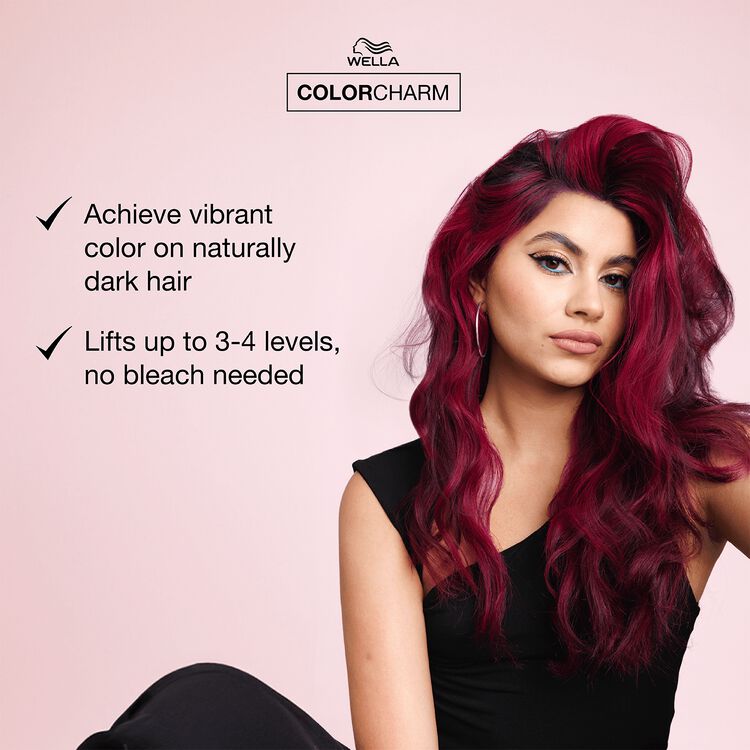 Vivid Darks Permanent Cream Hair Color Muy Magenta