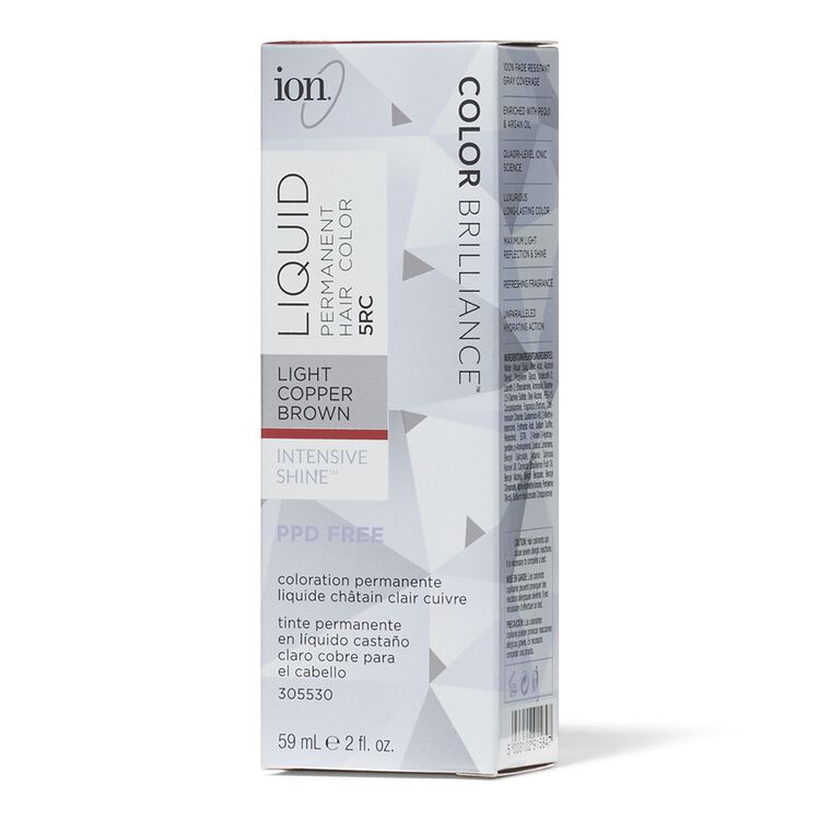 5RC Light Copper Brown Permanent Liquid Hair Color
