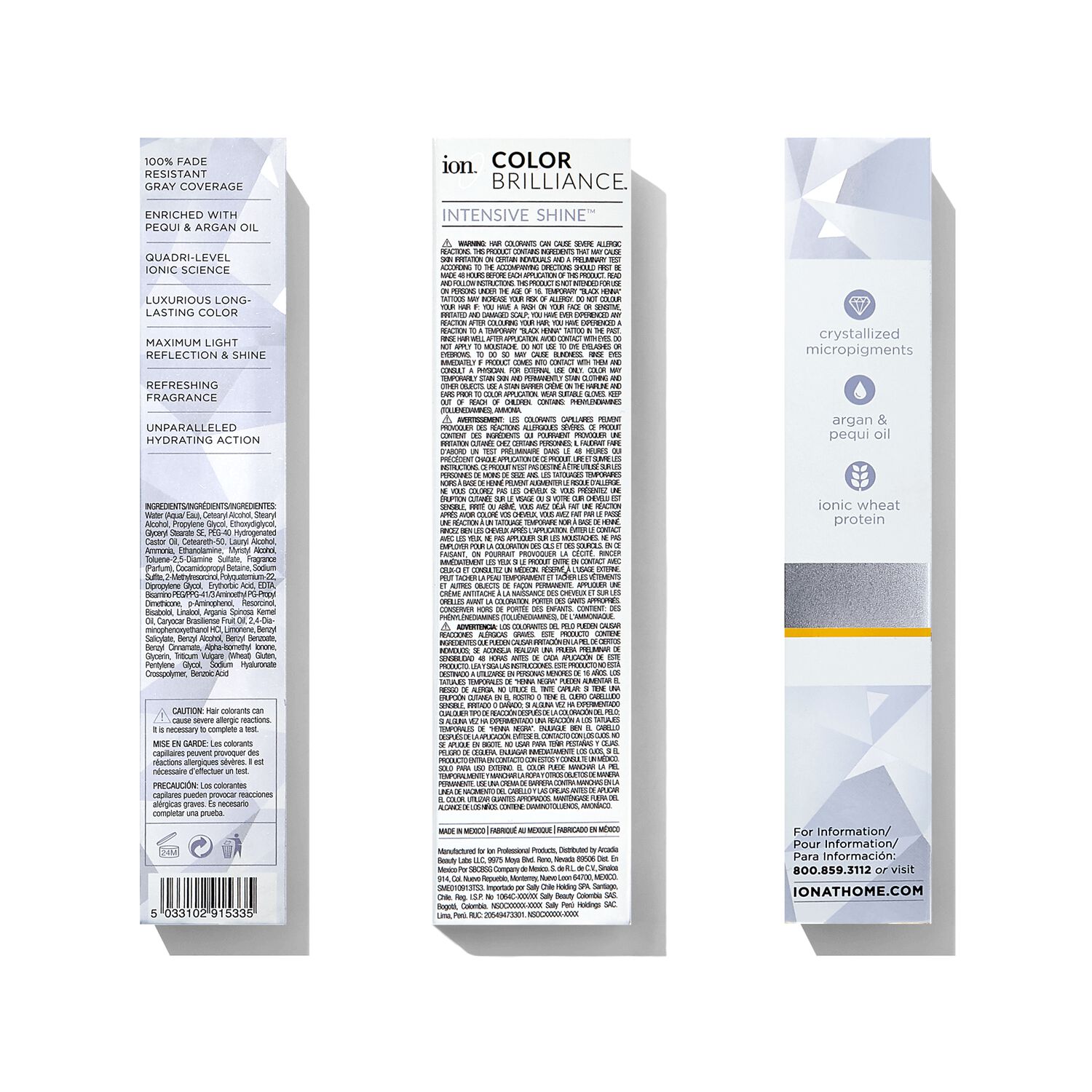Ion 6A Dark Ash Blonde Permanent Creme Hair Color by Color Brilliance