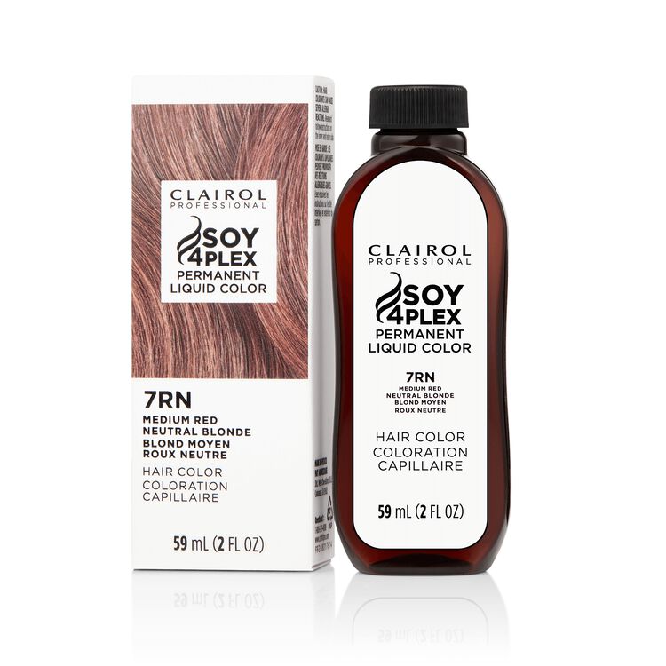 7RN Medium Red Neutral Blonde Permanent Liquid Hair Color