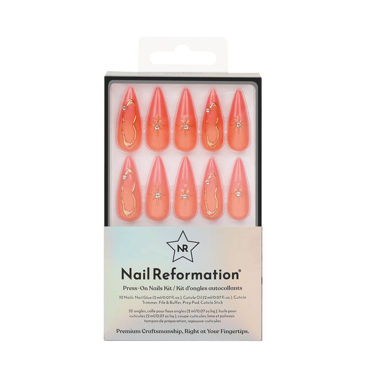 Pink Lemonade Press On Nails