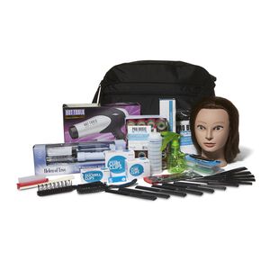 Soft Side Complete Beauty School Kit With Hairdryer