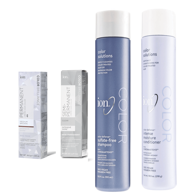 Buy 2 Ion Permanent Creme Hair Colors and Get 30% off Ion Hair Care