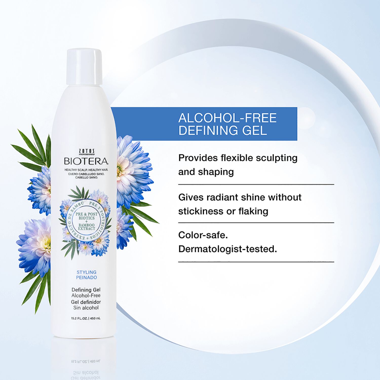 Biotera Styling AlcoholFree Defining Gel 15.2 oz Hair Gels