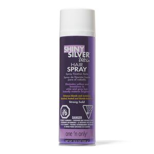 Shiny Silver Hair Spray