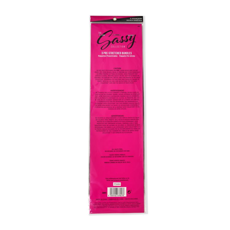 #4 Medium Brown 52" Braiding Hair