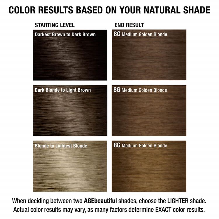 8G Medium Golden Blonde Permanent Liqui-Creme Hair Color