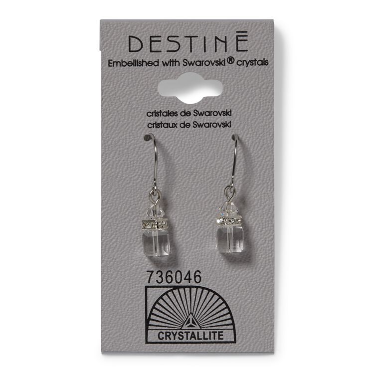Destine Cube Dangle Earrings