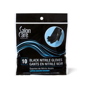Large 10ct Black Nitrile Gloves
