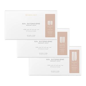 Square Natural Cover Gel Extensions