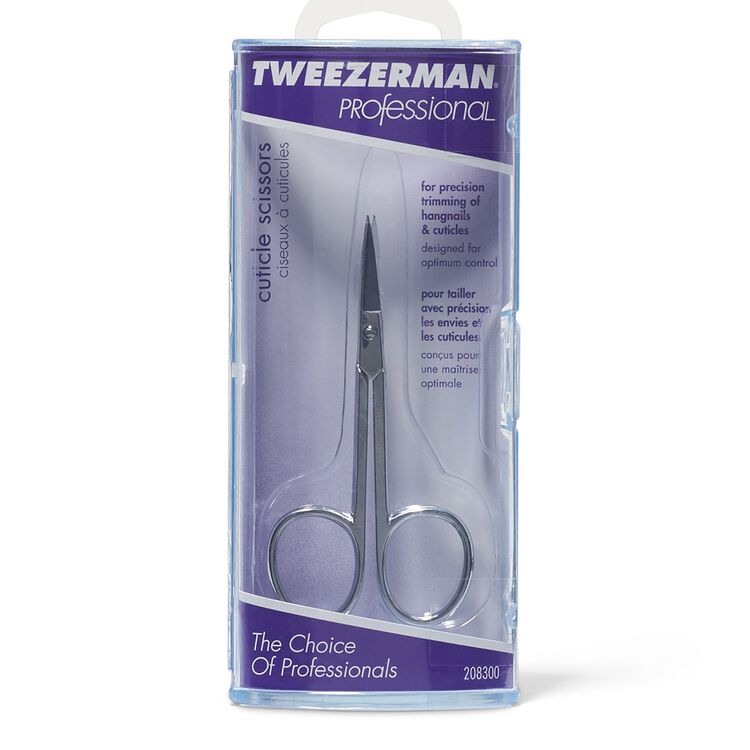 ZIZZLON Cuticle Scissors Extra Fine Curved Blade, Extra Slim
