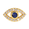 Evil Eye Zircon Charm Gold