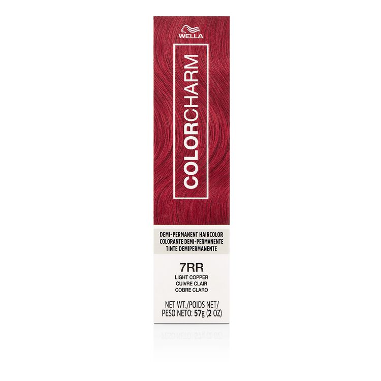 7RR Light Copper Demi Permanent Cream Hair Color